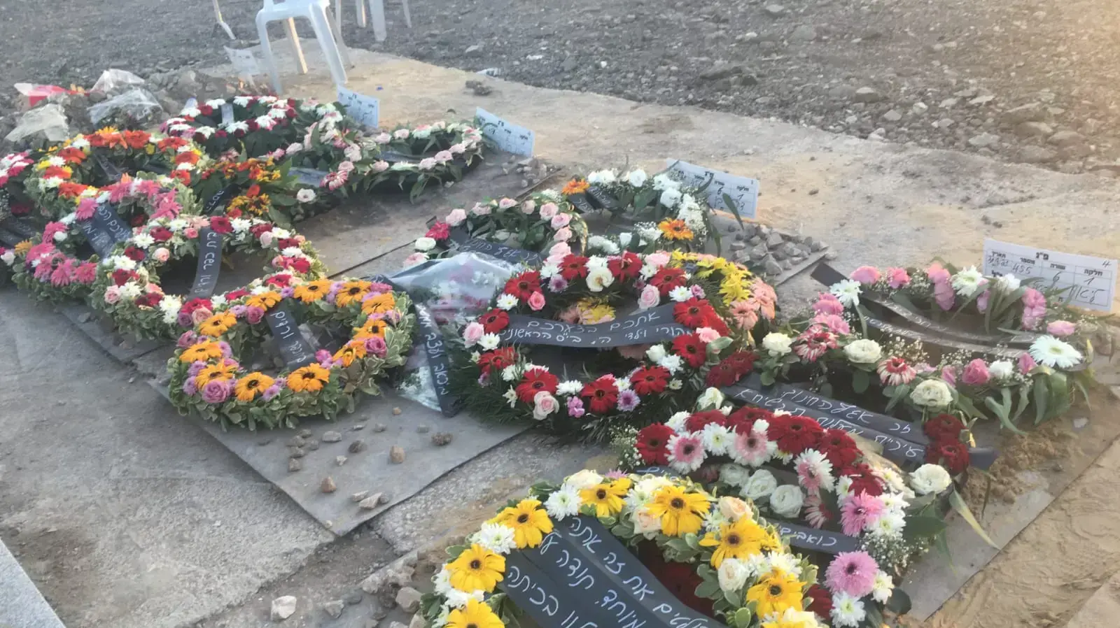 קבריהם של מורן בן אבו ושלושת ילדיה, מעלות, 30 בספטמבר 2021 קבריהם של מורן בן אבו ושלושת ילדיה, מעלות, 30 בספטמבר 2021