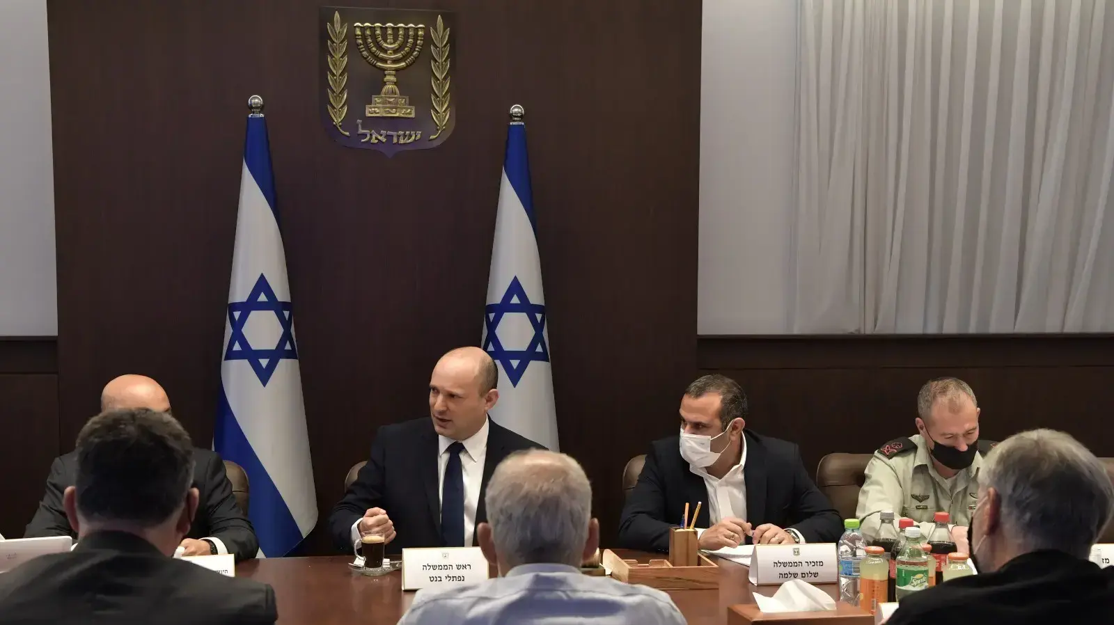ראש הממשלה נפתלי בנט בעת דיון ועדת שרים בתחום המאבק בפשיעה והאלימות בחברה 3 באוקטבור 2021 ראש הממשלה נפתלי בנט בעת דיון ועדת שרים בתחום המאבק בפשיעה והאלימות בחברה 3 באוקטבור 2021