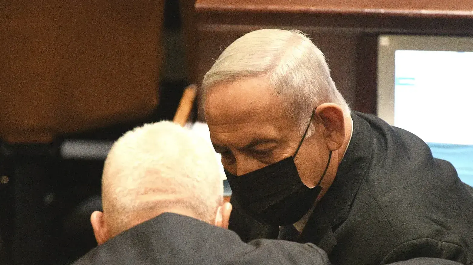 ח"כ בנימין נתניהו וח"כ יואב גלנט פתיחת מושב החורף בכנסת 4 באוקטבור 2021 ח"כ בנימין נתניהו וח"כ יואב גלנט פתיחת מושב החורף בכנסת 4 באוקטבור 2021
