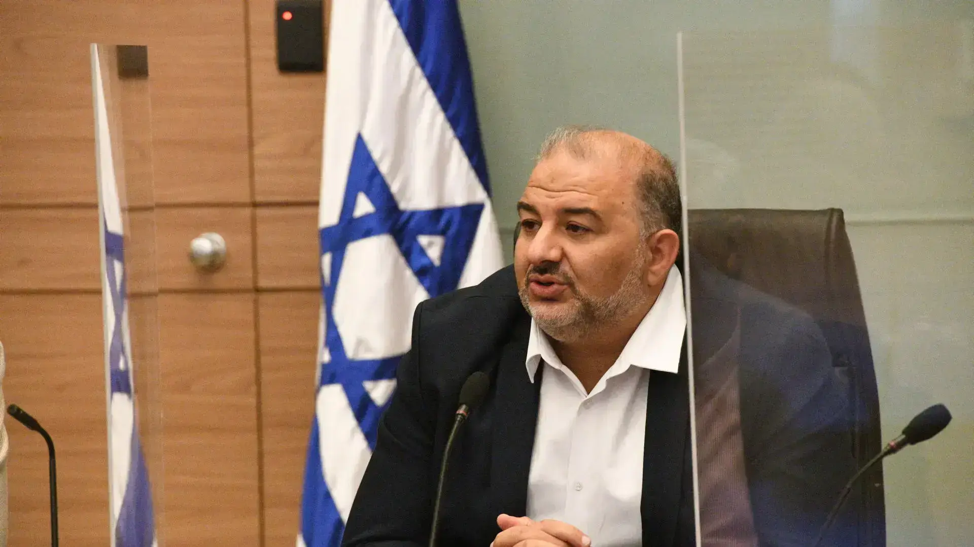 מנסור עבאס בפתיחת מושב החורף של הכנסת, 4 באוקטובר 2021 מנסור עבאס בפתיחת מושב החורף של הכנסת, 4 באוקטובר 2021