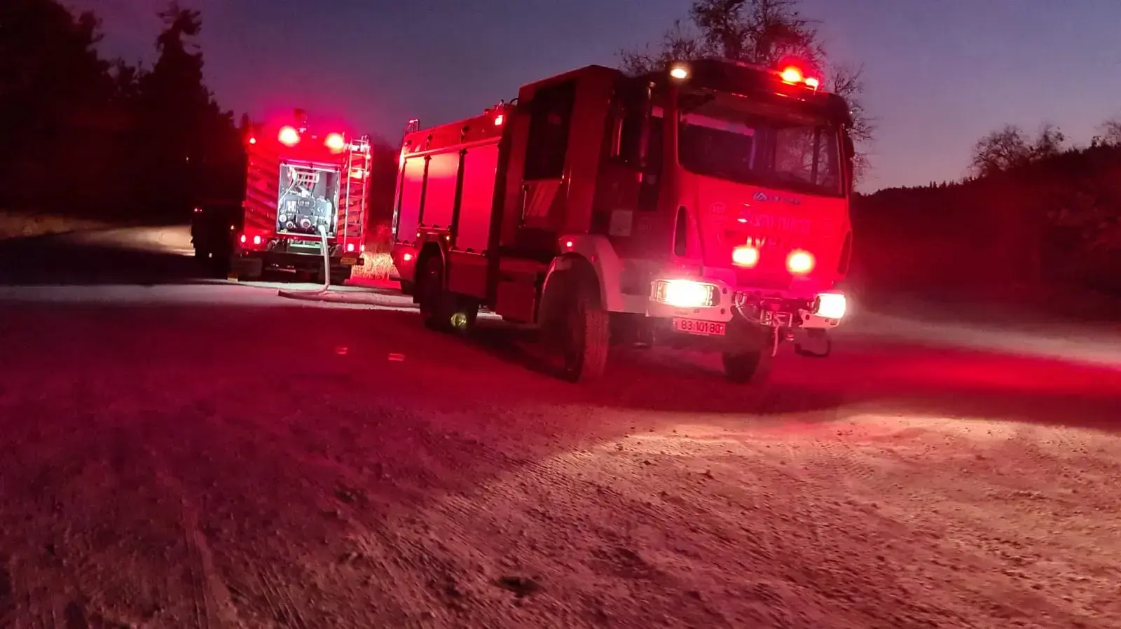 מוקדי שריפות באזור פארק בגין (בסמוך לישובים צור הדסה ובר גיורא), 7 באוקטובר 2021 מוקדי שריפות באזור פארק בגין (בסמוך לישובים צור הדסה ובר גיורא), 7 באוקטובר 2021