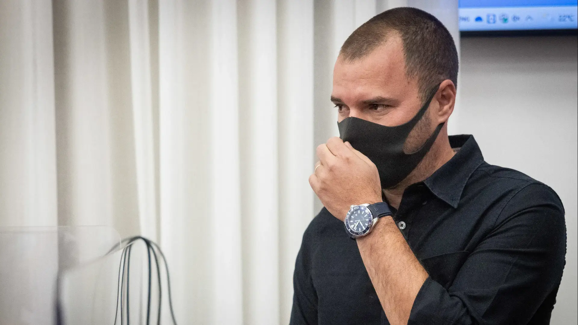אבירם אלעד במשפט תיקי האלפים, בימ"ש מחוזי ירושלים, 18 באוקטובר 2021 אבירם אלעד במשפט תיקי האלפים, בימ"ש מחוזי ירושלים, 18 באוקטובר 2021