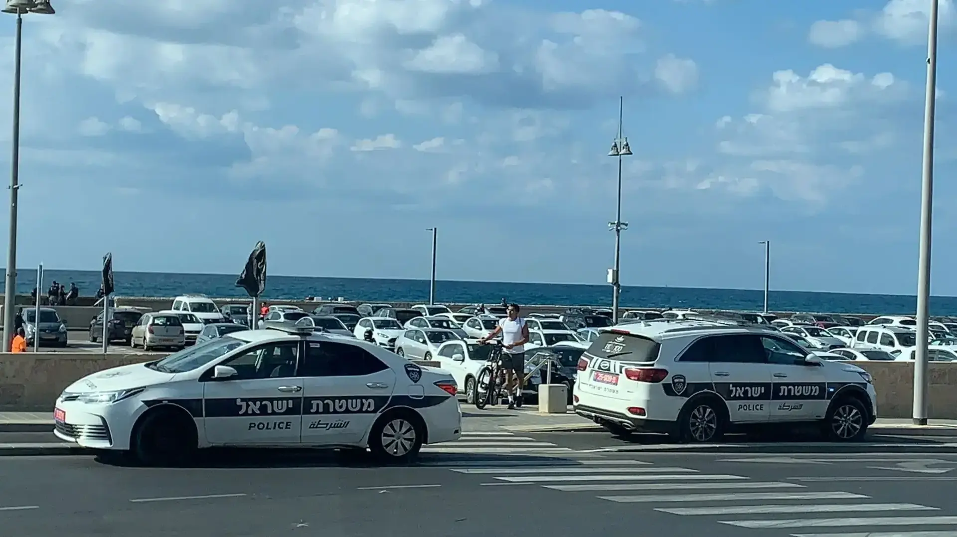 זירת אירוע הירי בנמל יפו 23 באוקטובר 2021 זירת אירוע הירי בנמל יפו 23 באוקטובר 2021