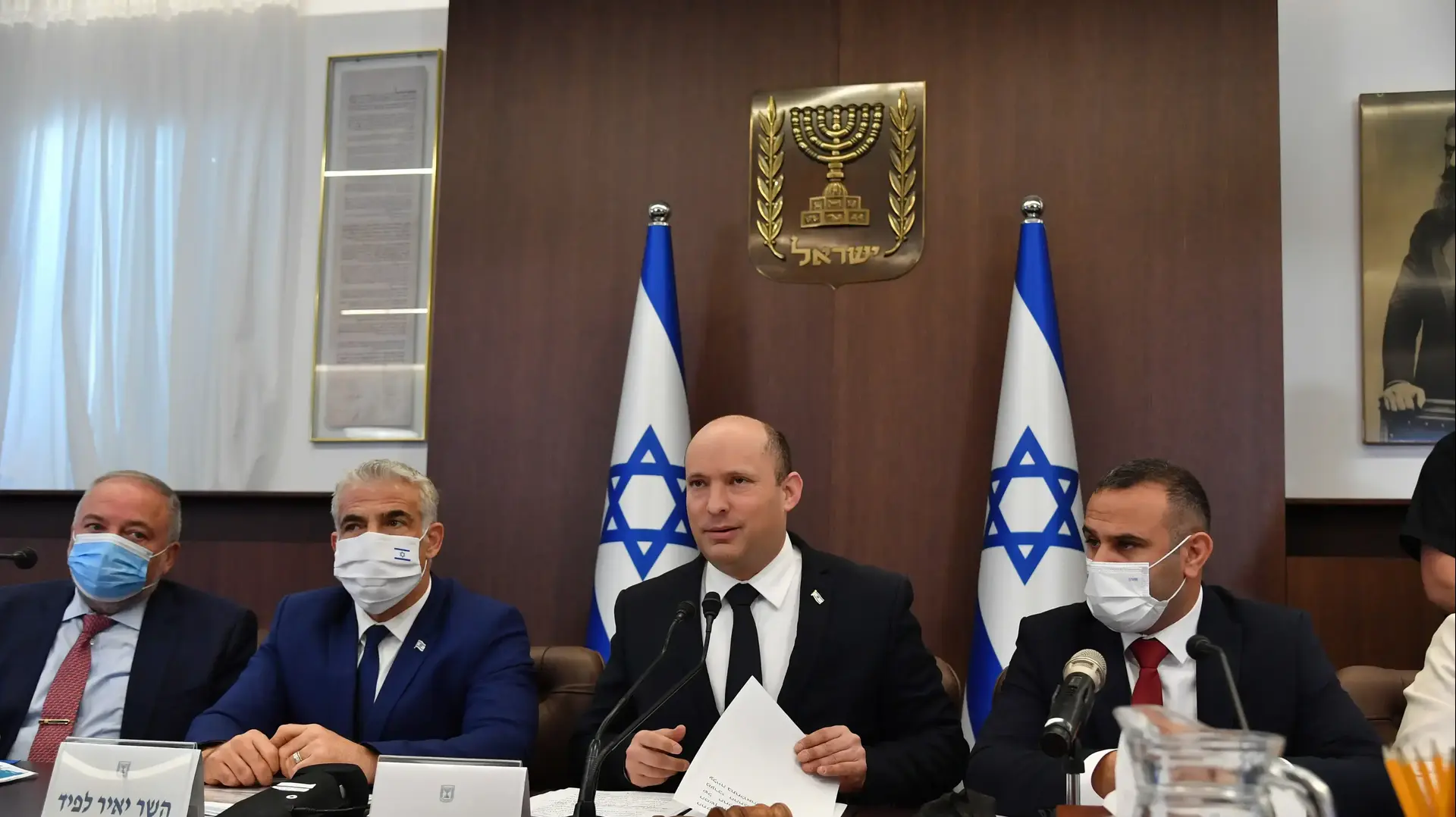 ראש הממשלה נפתלי בנט בישיבת הממשלה, 24 באוקטובר 2021 ראש הממשלה נפתלי בנט בישיבת הממשלה, 24 באוקטובר 2021