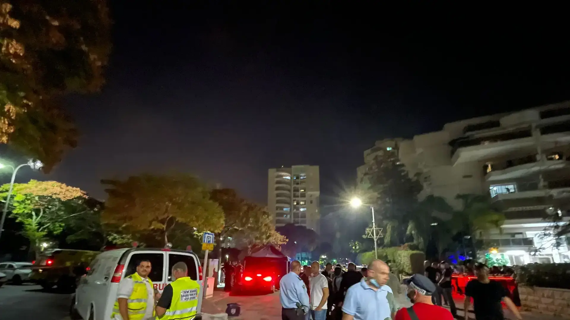 זירת הרצח בקריית מוצקין של שומי איסקוב, 30 באוקטובר, 2021 זירת הרצח בקריית מוצקין של שומי איסקוב, 30 באוקטובר, 2021