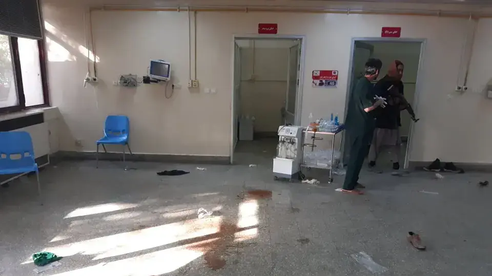 בית חולים לילדים שנפגע במהלך פיגוע בקאבול, אפגניסטן, 2 בנובמבר 2021 בית חולים לילדים שנפגע במהלך פיגוע בקאבול, אפגניסטן, 2 בנובמבר 2021
