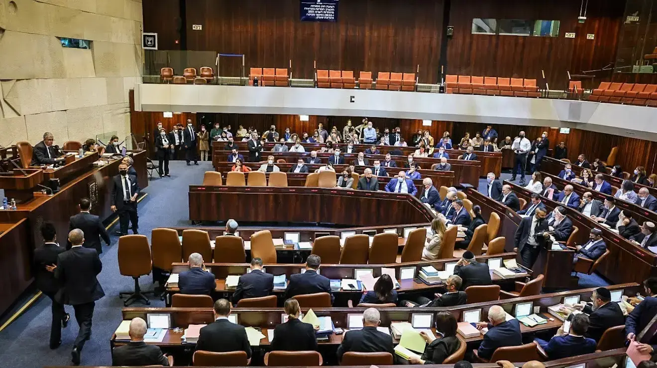 חברי הכנסת בהצבעה על התקציב, 3 בנובמבר 2021 חברי הכנסת בהצבעה על התקציב, 3 בנובמבר 2021