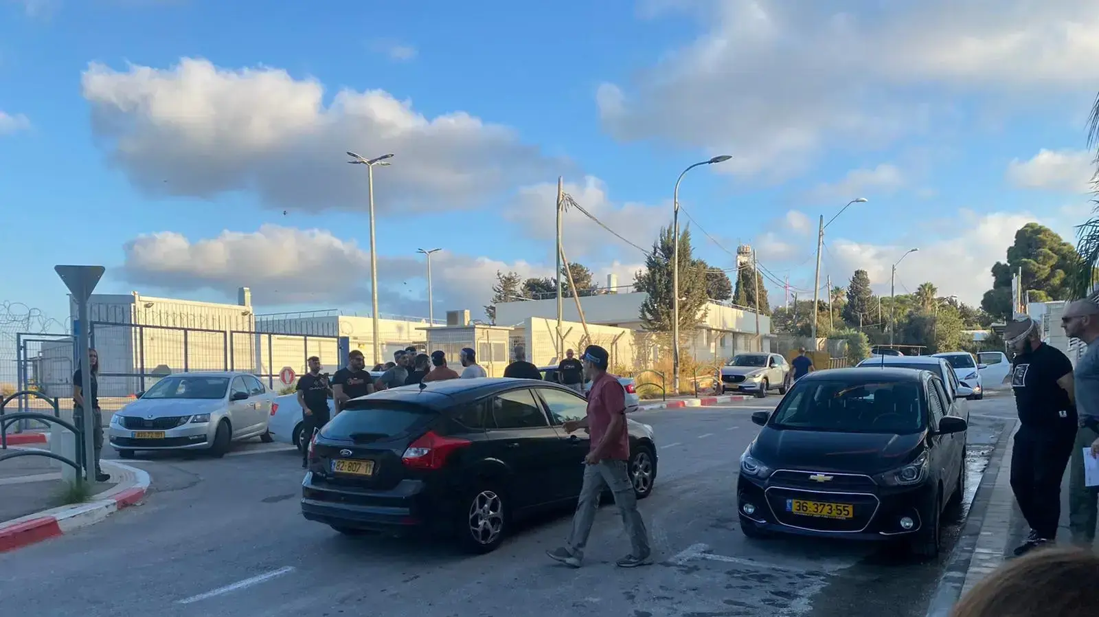 זירת השוד שסוכל בחיפה זירת השוד שסוכל בחיפה