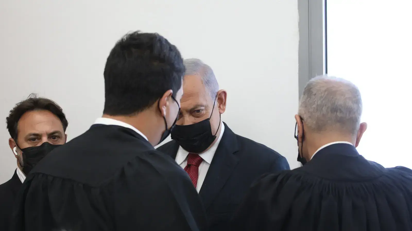 אולם משפט נתניהו 16 בנובמבר 2021 אולם משפט נתניהו 16 בנובמבר 2021