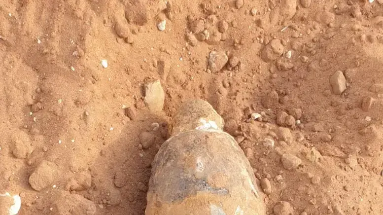 חבלני המשטרה נטרלו בגני תקווה, פגז "נפל" בריטי ממלחמת העולם הראשונה שנחשף במצב מסוכן במהלך חפירות באתר בניה, 15 בנובמבר 2021 חבלני המשטרה נטרלו בגני תקווה, פגז "נפל" בריטי ממלחמת העולם הראשונה שנחשף במצב מסוכן במהלך חפירות באתר בניה, 15 בנובמבר 2021