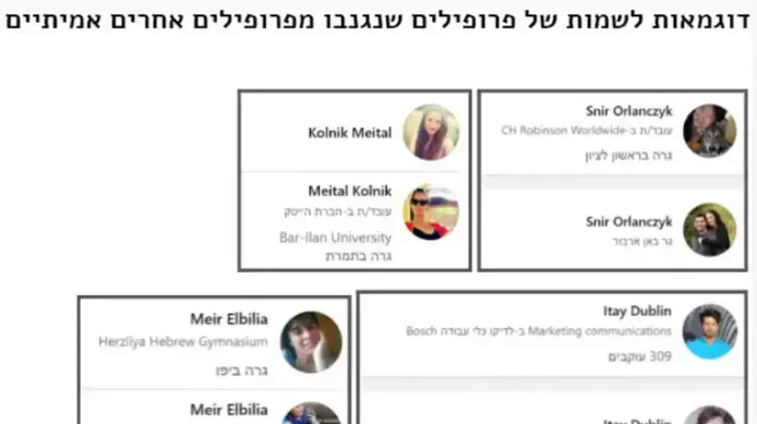 פרופילים שנגנבו ממשתמשים אמיתיים. 19 בנובמבר 2021 פרופילים שנגנבו ממשתמשים אמיתיים. 19 בנובמבר 2021