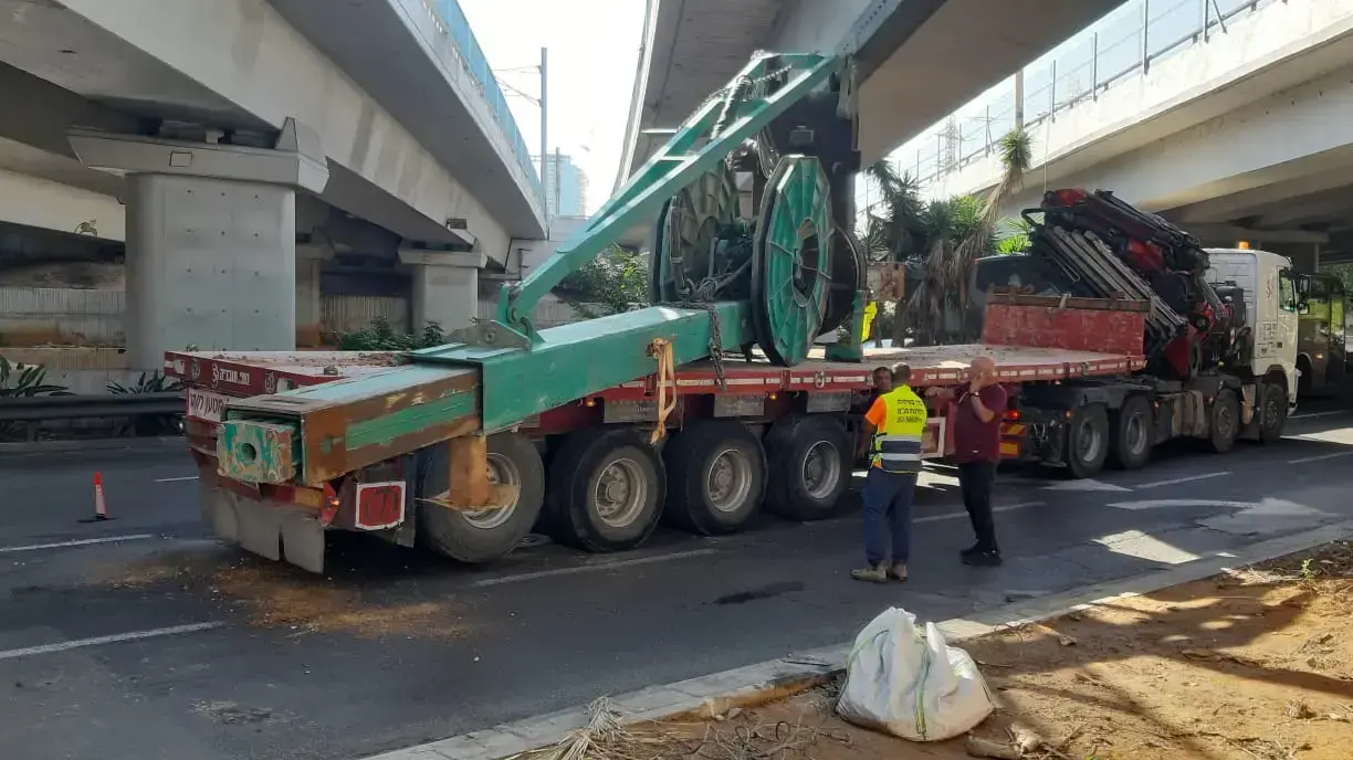 פגיעת מנוף בגשר רוקח, 23 בנובמבר 2021 פגיעת מנוף בגשר רוקח, 23 בנובמבר 2021