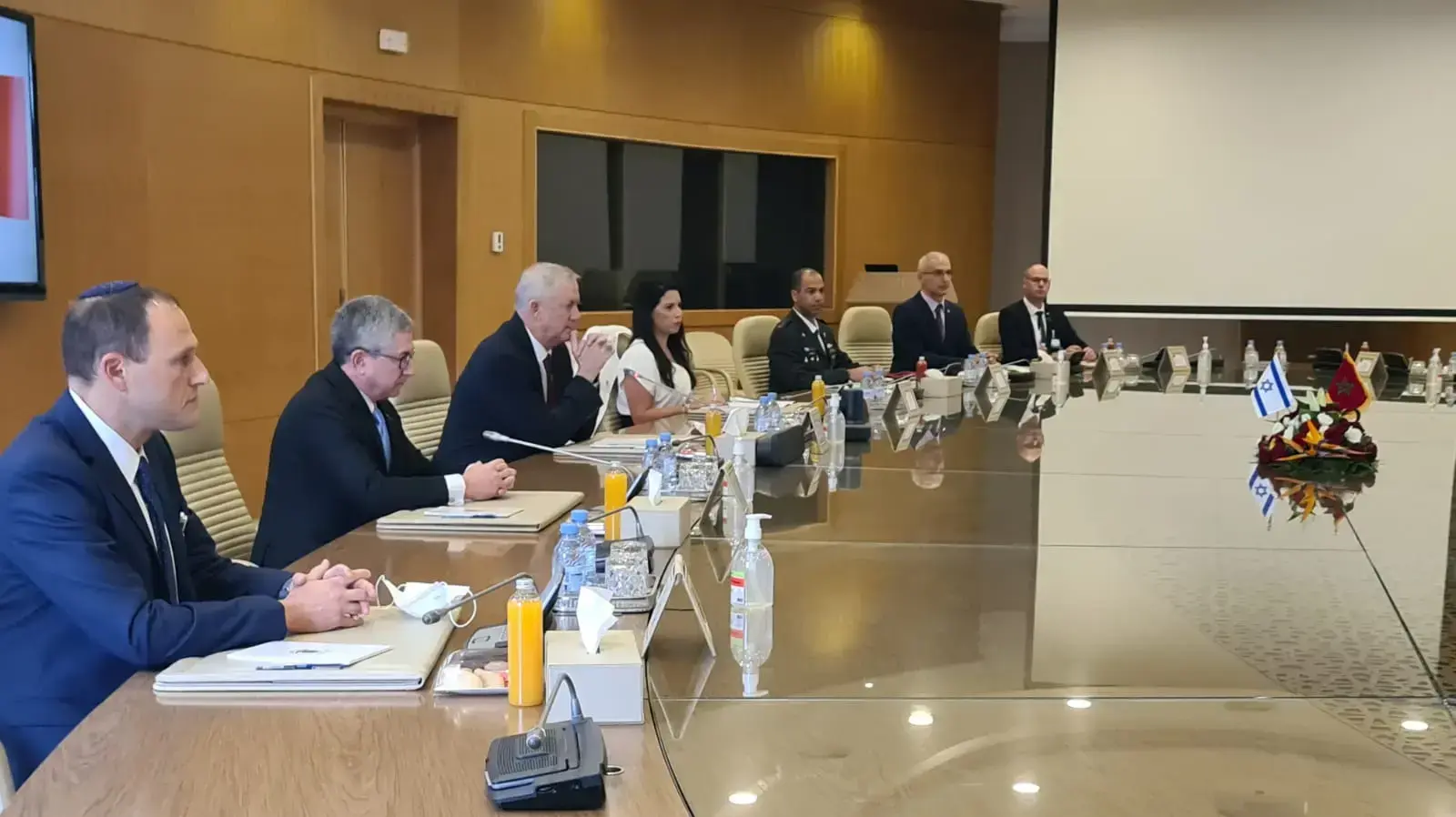 ביקור שר הביטחון בני גנץ ברבאט, מרוקו ביקור שר הביטחון בני גנץ ברבאט, מרוקו