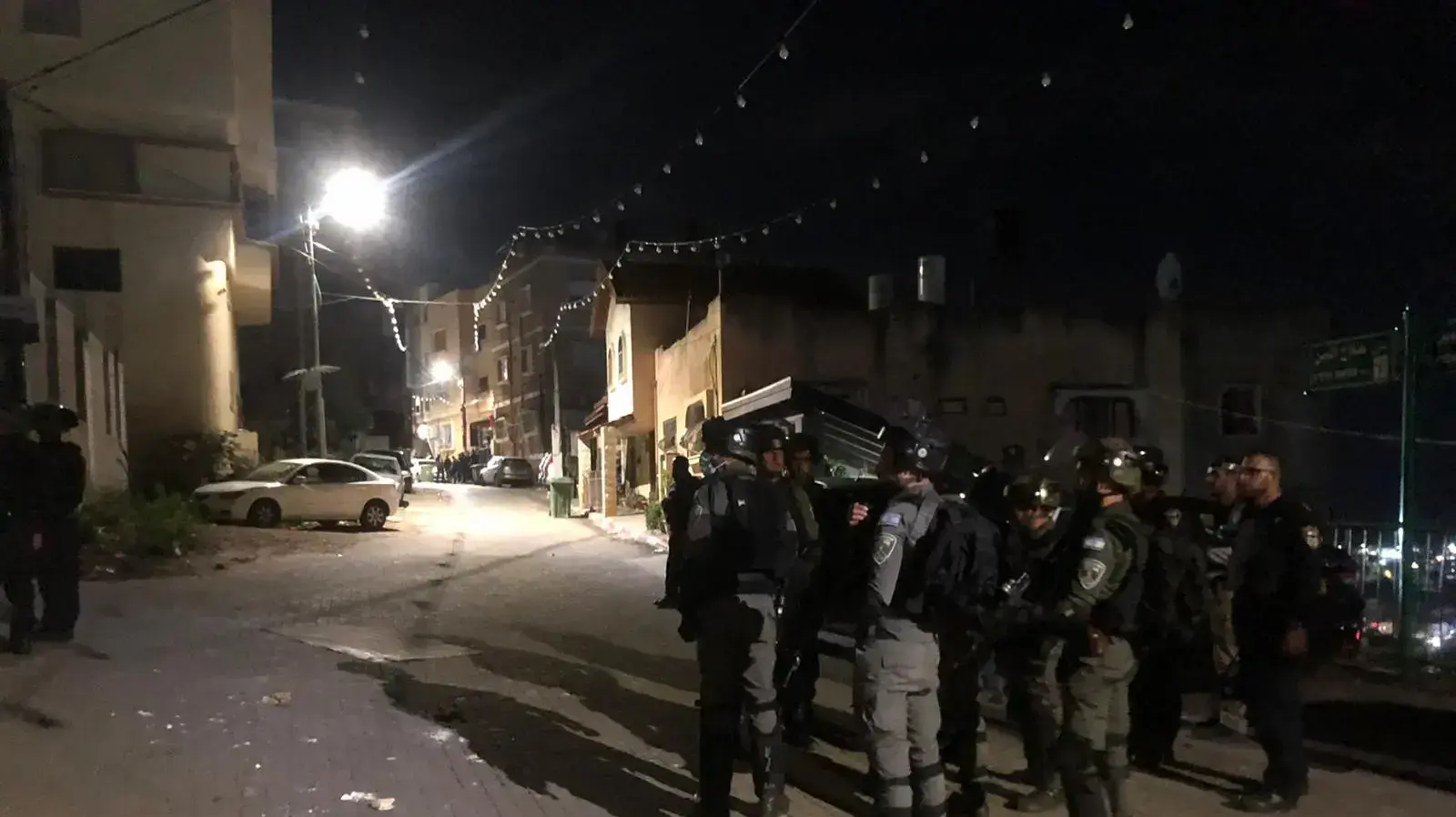 כוחות משטרה באום אל פחם לאחר הפרות סדר בעיר 2 בדצמבר 2021 כוחות משטרה באום אל פחם לאחר הפרות סדר בעיר 2 בדצמבר 2021