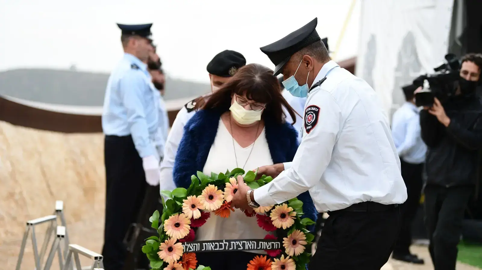 טקס אזכרה לנספחי אסון השריפה בכרמל 07 בדצמבר 2021 טקס אזכרה לנספחי אסון השריפה בכרמל 07 בדצמבר 2021