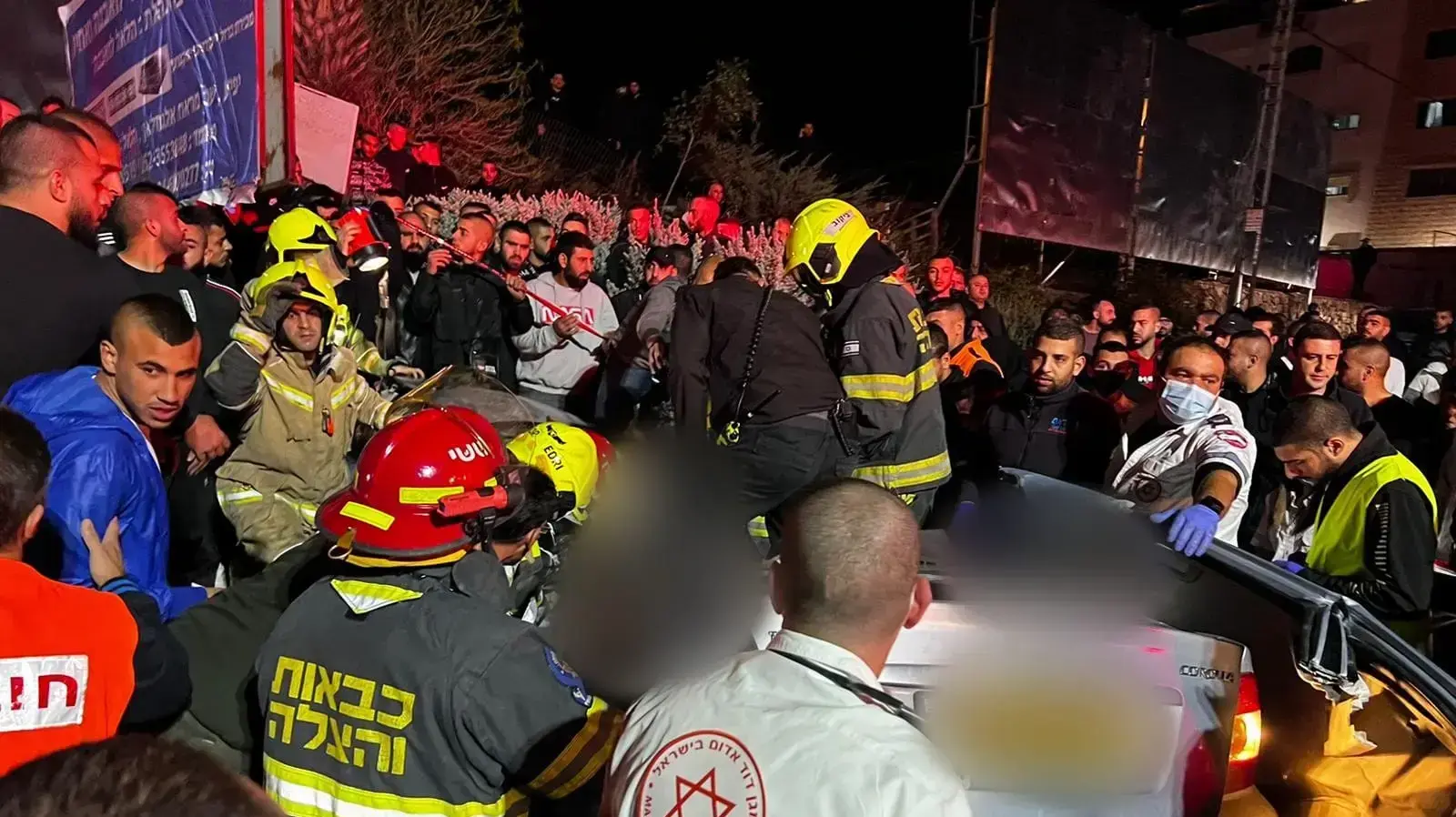 זירת התאונה בכניסה ליפיע מכיוון מגדל העמק
זירת התאונה בכניסה ליפיע מכיוון מגדל העמק