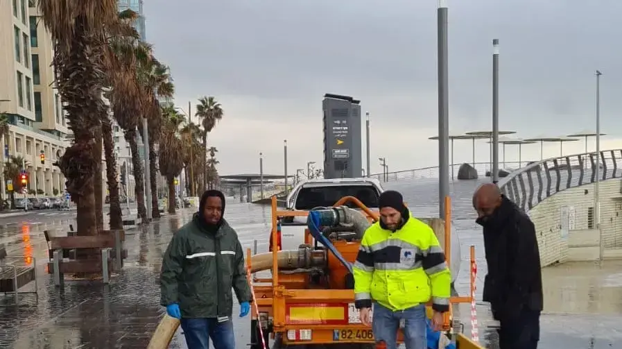 הצפות בתל אביב 21 בדצמבר 2021 הצפות בתל אביב 21 בדצמבר 2021