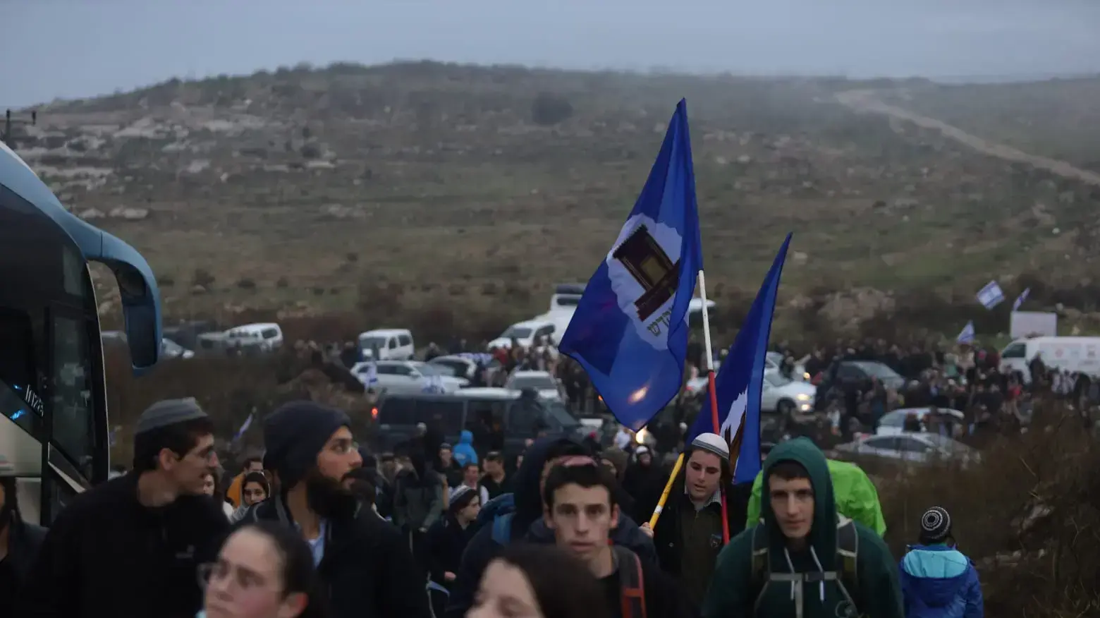 אלפים צעדו למקום הפיגוע בו נרצח יהודה דימנטמן, חומש, 23 בדצמבר 2021 אלפים צעדו למקום הפיגוע בו נרצח יהודה דימנטמן, חומש, 23 בדצמבר 2021