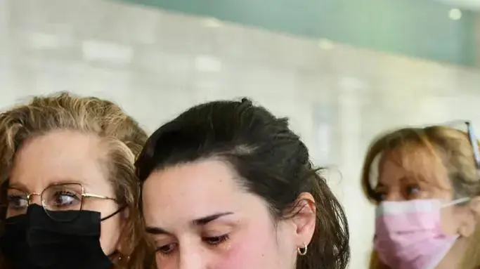 לירון דרור,לאחר הקראת גזר הדין של ברק בן עמי שהורשע ברצח בתו בת העשרה חודשים ובנסיון לרצוח את אשתו דאז ובתו הנוספת, בימ"ש מחוזי לוד, 29 בדצמבר 2021 לירון דרור,לאחר הקראת גזר הדין של ברק בן עמי שהורשע ברצח בתו בת העשרה חודשים ובנסיון לרצוח את אשתו דאז ובתו הנוספת, בימ"ש מחוזי לוד, 29 בדצמבר 2021