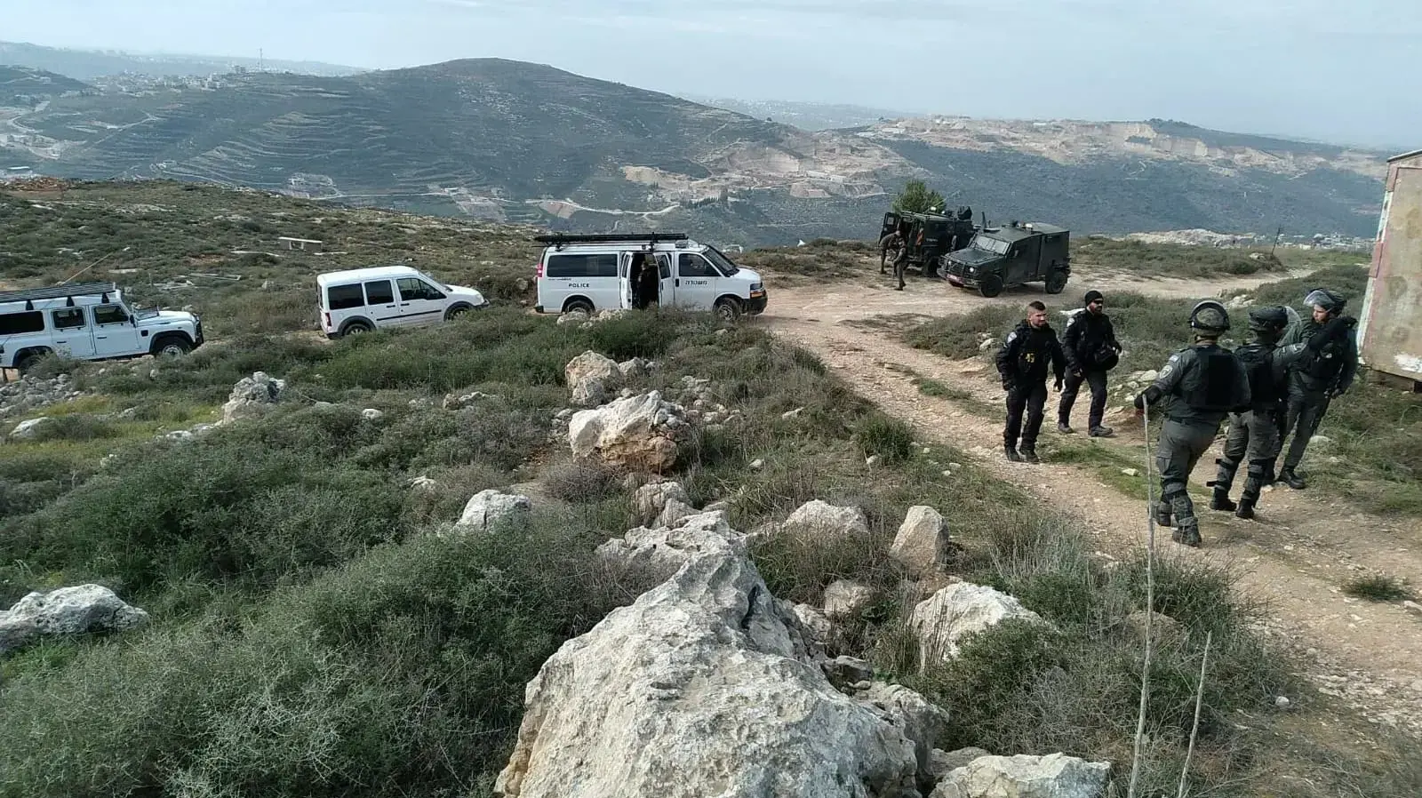 פינוי מאחז קומי אורי ליד יצהר, 31 בדצמבר 2021
