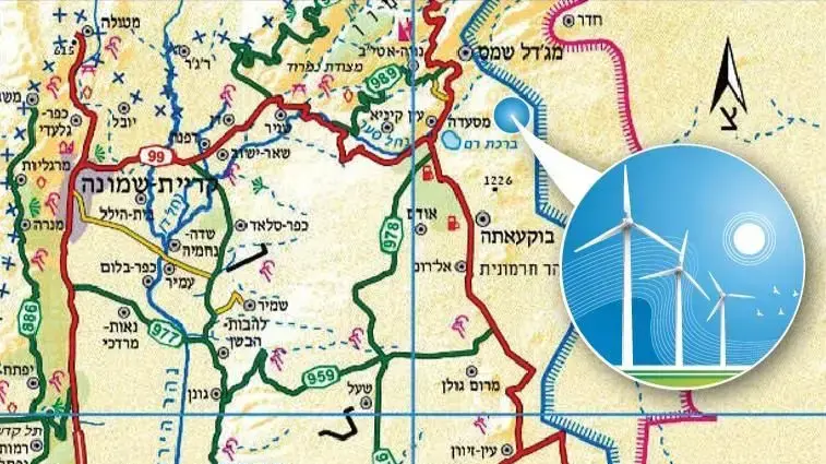 טורבינות רוח ברמת הגולן טורבינות רוח ברמת הגולן