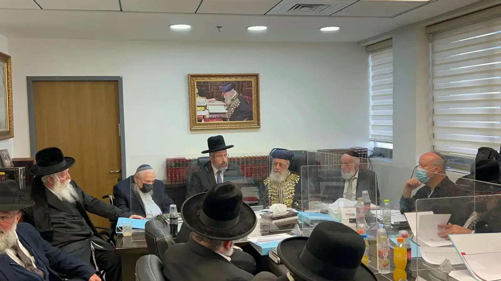 כינוס מועצת הרבנות הראשית בהשתתפות הרב חיים דרוקמן, 3 בינואר 2022
