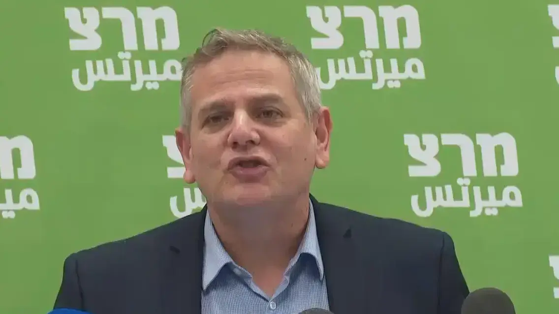 שר הבריאות ניצן הורוביץ בישיבת סיעת מרצ, 3 בינואר 2022