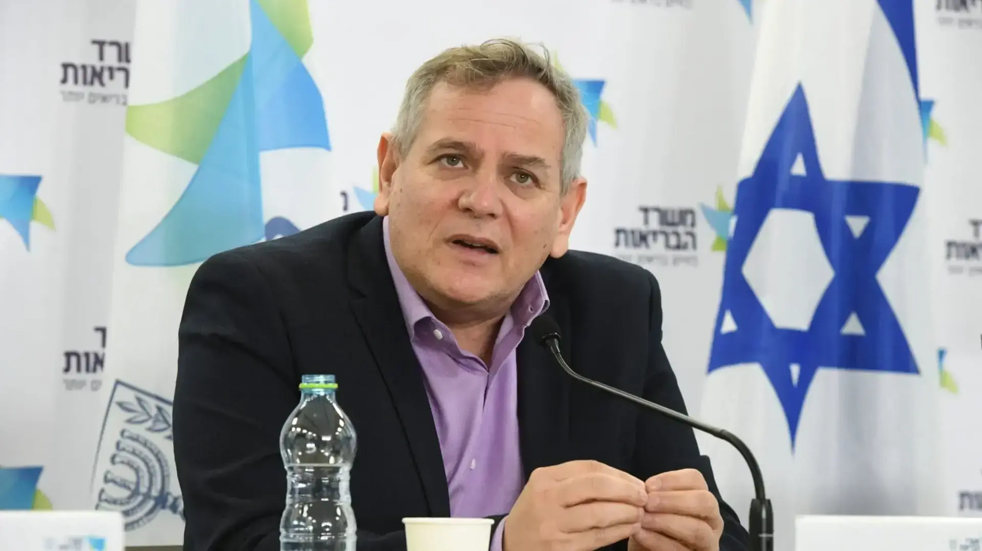 מסיבת עיתונאים בנושא הצעדים להתמודדות עם גל התחלואה 05 בינואר 2022