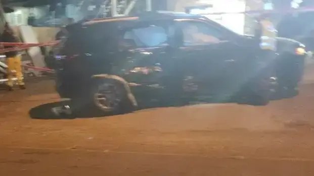 הרכב הפגוע מהתאונה עם רוכב האופנוע שנהרג, 7 בינואר, 2021 הרכב הפגוע מהתאונה עם רוכב האופנוע שנהרג, 7 בינואר, 2021