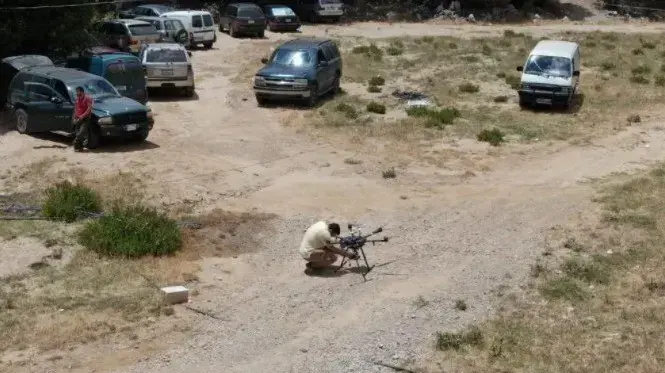 פעילי חיזבאללה שנחשפו על רחפן שהופל. 14 בינואר 2022 פעילי חיזבאללה שנחשפו על רחפן שהופל. 14 בינואר 2022
