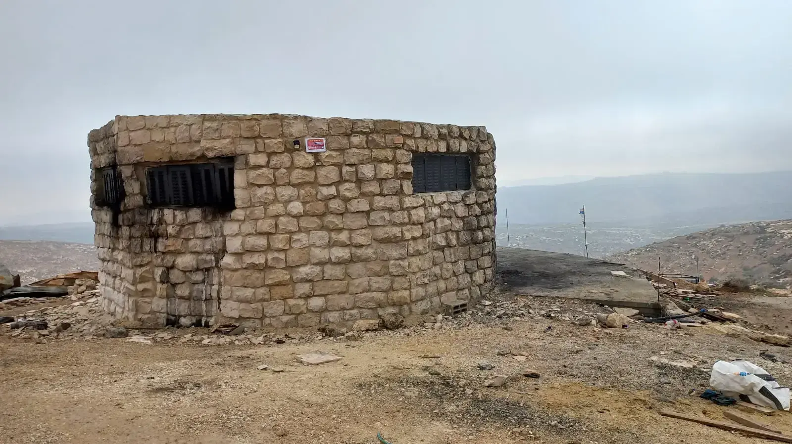 חשד להצתת בית כנסת בדרום הר חברון חשד להצתת בית כנסת בדרום הר חברון
