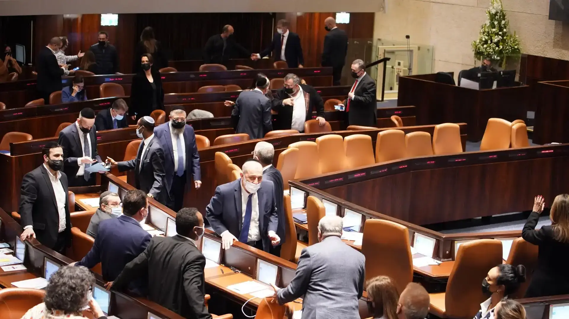 מליאת הכנסת 17 בינואר 2022