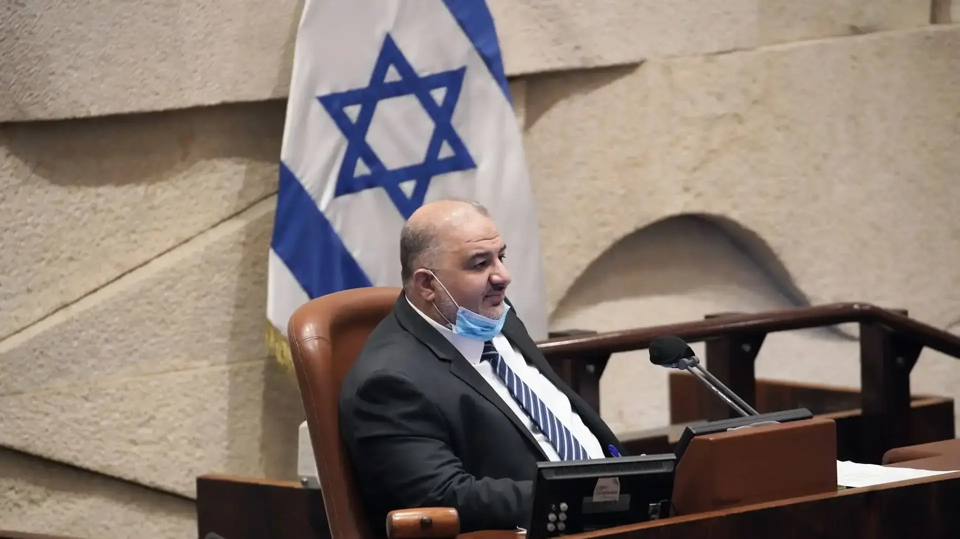 ח"כ מחמוד עבאס במליאה 19 בינואר 2022 ח"כ מחמוד עבאס במליאה 19 בינואר 2022