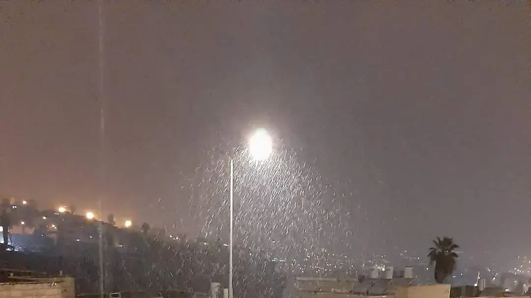 שלג בשכונת גילה בירושלים, 19 ינואר 2022