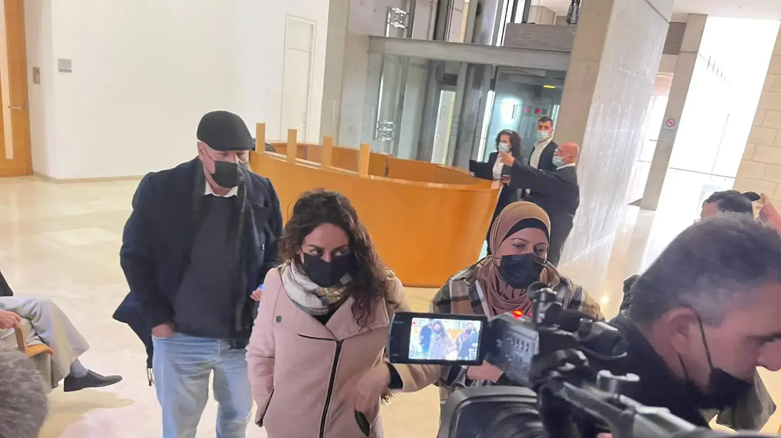 סומיה פלאח בבית המשפט. 23 בינואר 2022 סומיה פלאח בבית המשפט. 23 בינואר 2022