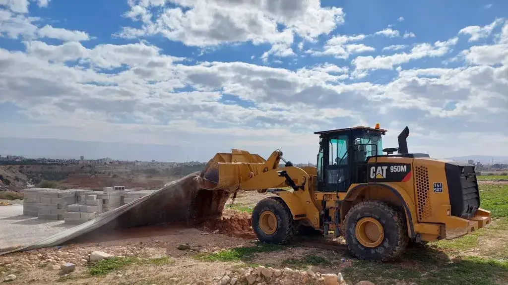 אנשי המנהל האזרחי קיימו ) פעילות אכיפה כנגד בנייה בלתי חוקיות אשר זוהתה באתר הארכיאולוגי ארמונות החשמונאיים והמלך הורדוס בבקעת הירד אנשי המנהל האזרחי קיימו ) פעילות אכיפה כנגד בנייה בלתי חוקיות אשר זוהתה באתר הארכיאולוגי ארמונות החשמונאיים והמלך הורדוס בבקעת הירד