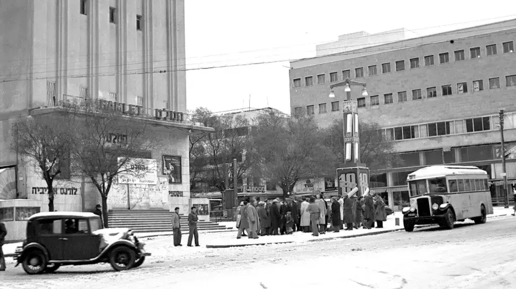 שלג בתל אביב, שנות ה-50 שלג בתל אביב, שנות ה-50