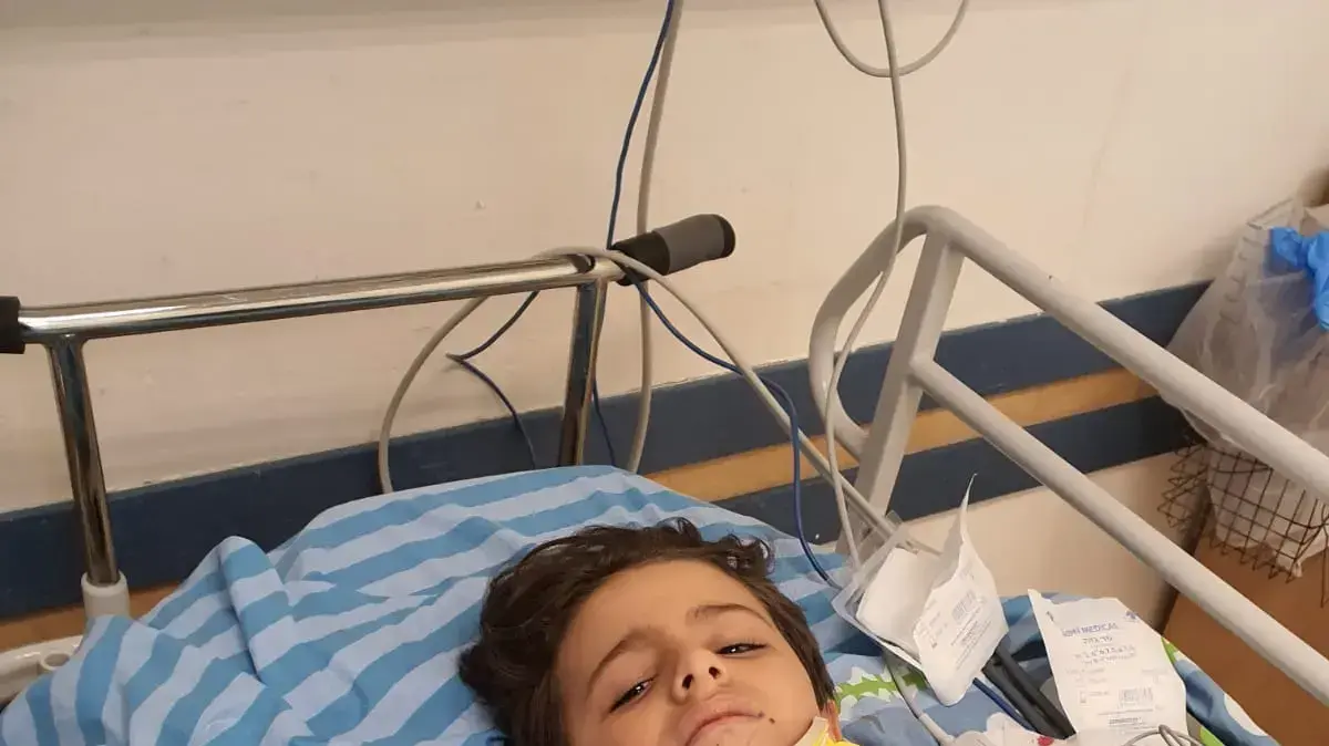 יוסף אל פיניש בבית החולים לאחר שנפגע מירי ברהט. 29 בינואר 2022 יוסף אל פיניש בבית החולים לאחר שנפגע מירי ברהט. 29 בינואר 2022