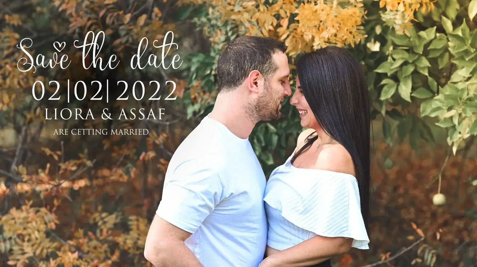 אסף יפה וליאורה אברמוב מתחתנים ב2.2.22 אסף יפה וליאורה אברמוב מתחתנים ב2.2.22
