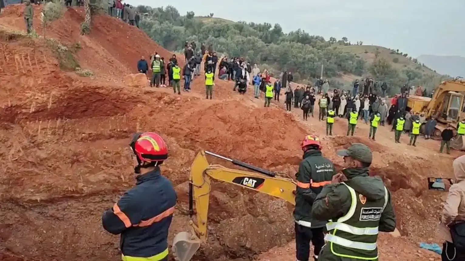 מאמצי החילוץ של ריאן בן ה-5 במרוקו, היום מאמצי החילוץ של ריאן בן ה-5 במרוקו, היום