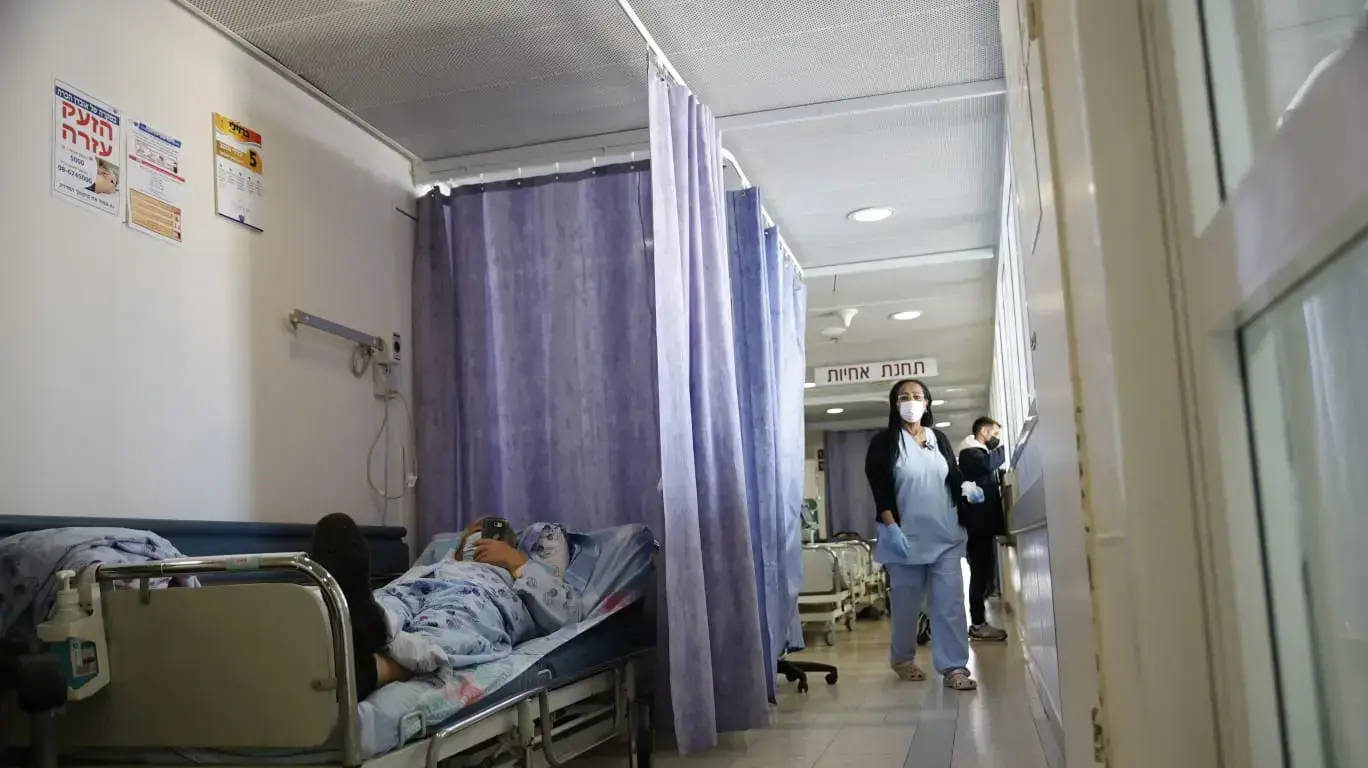 מחלקה פנימית ומחלקת קורונה, בי"ח ברזילי, 7 בפברואר 2022 מחלקה פנימית ומחלקת קורונה, בי"ח ברזילי, 7 בפברואר 2022
