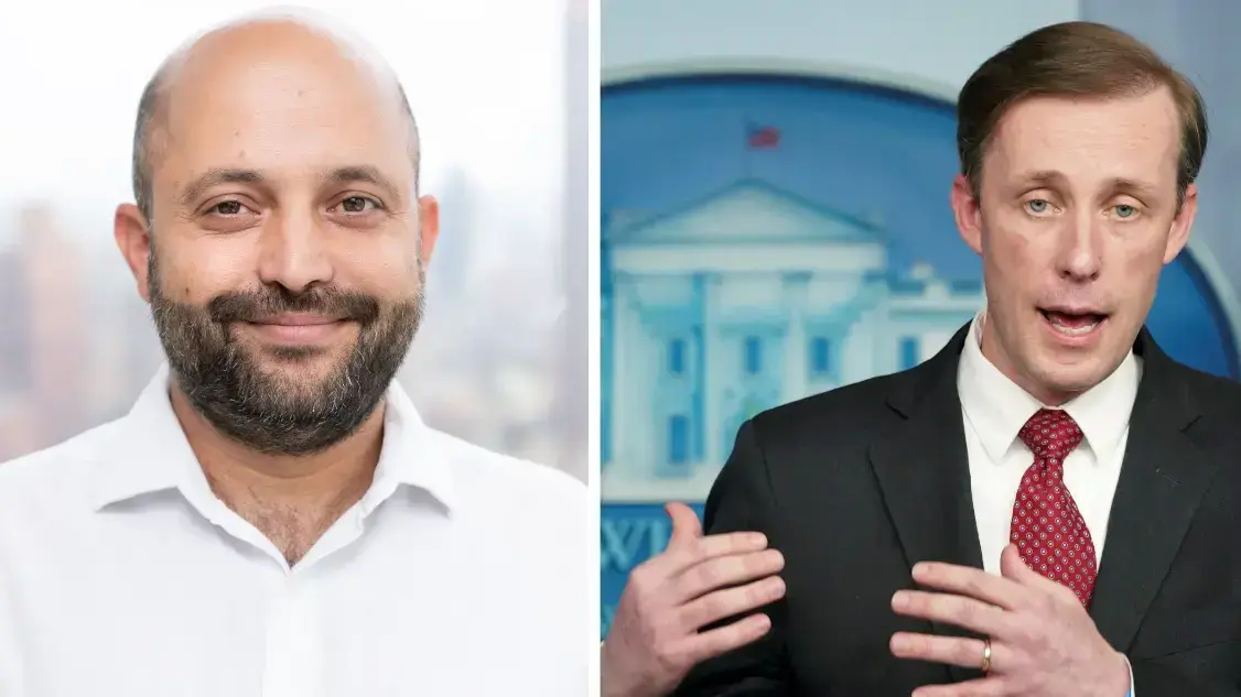 היועץ לביטחון לאומי חנשיא ארה"ב ג'ייק סאליבן וראש המל"ל אייל חולתא 