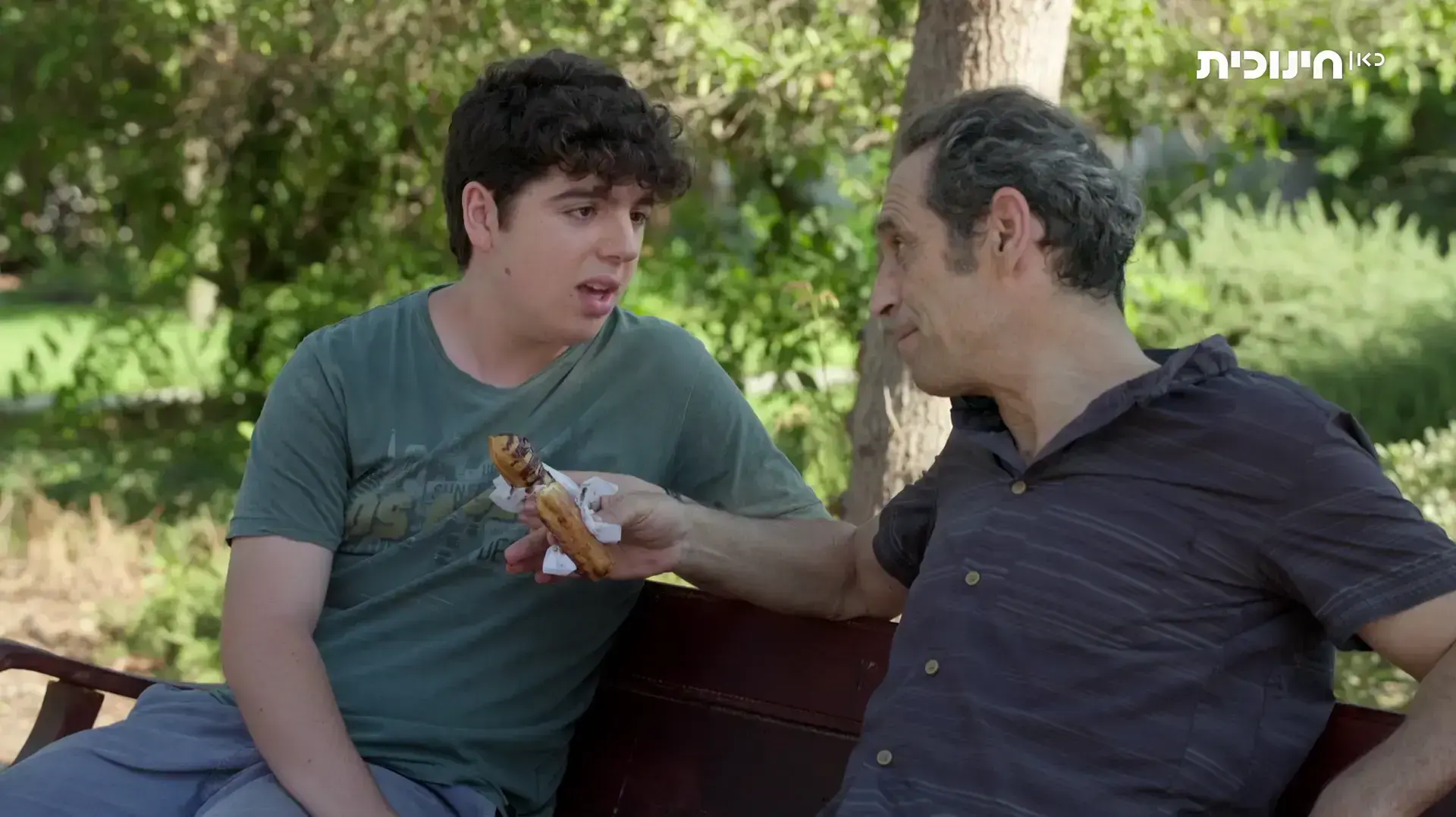 גיל פרנק ובנו נעם פרנק בסדרה "הבאר" בכאן חינוכית גיל פרנק ובנו נעם פרנק בסדרה "הבאר" בכאן חינוכית