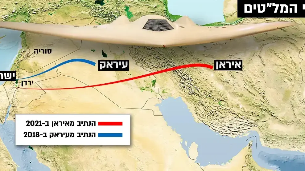יירוט מל"ט איראני ב-2021 - דובר צה"ל יירוט מל"ט איראני ב-2021 - דובר צה"ל