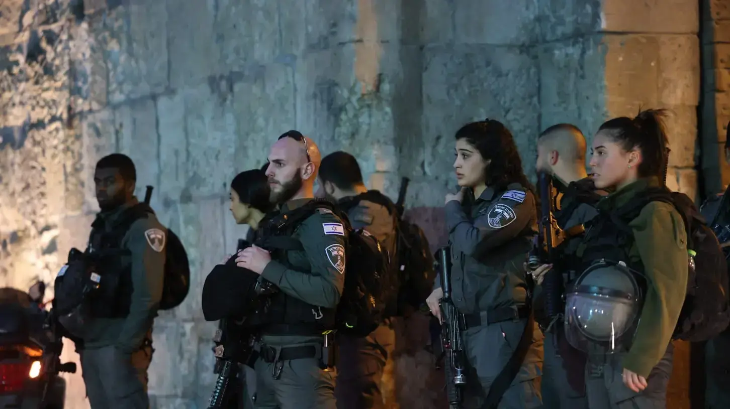 סמוך לזירת פיגוע דקירה בעיר העתיקה, ירושלים, 7 במרץ 2022 סמוך לזירת פיגוע דקירה בעיר העתיקה, ירושלים, 7 במרץ 2022