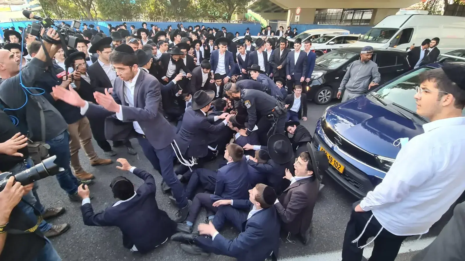 הפגנת חרדים נגד חוק הגיוס 8 במרץ 2022 הפגנת חרדים נגד חוק הגיוס 8 במרץ 2022