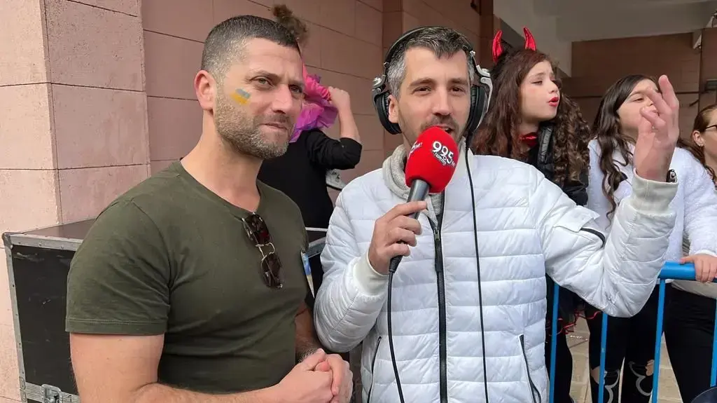 ראש עיריית נשר רועי לוי מחופש לוולודימיר זלנסקי ראש עיריית נשר רועי לוי מחופש לוולודימיר זלנסקי
