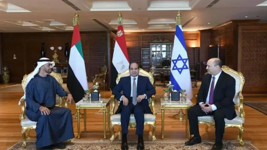 תמונת המנהיגים בפסגה בשארם