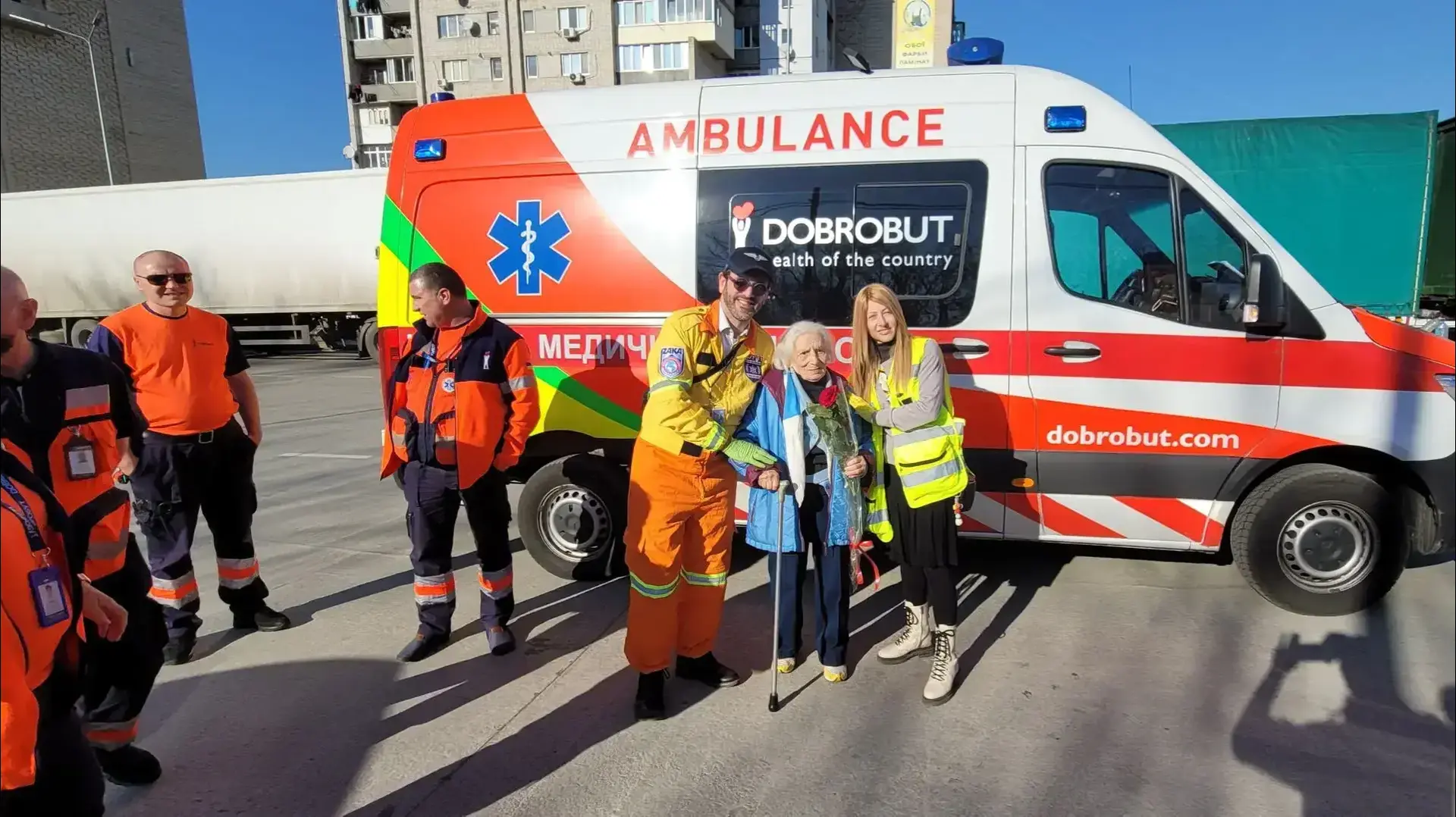 ניצולת שואה בת 100 חולצה ע״י מתנדבי זק״א אוקראינה