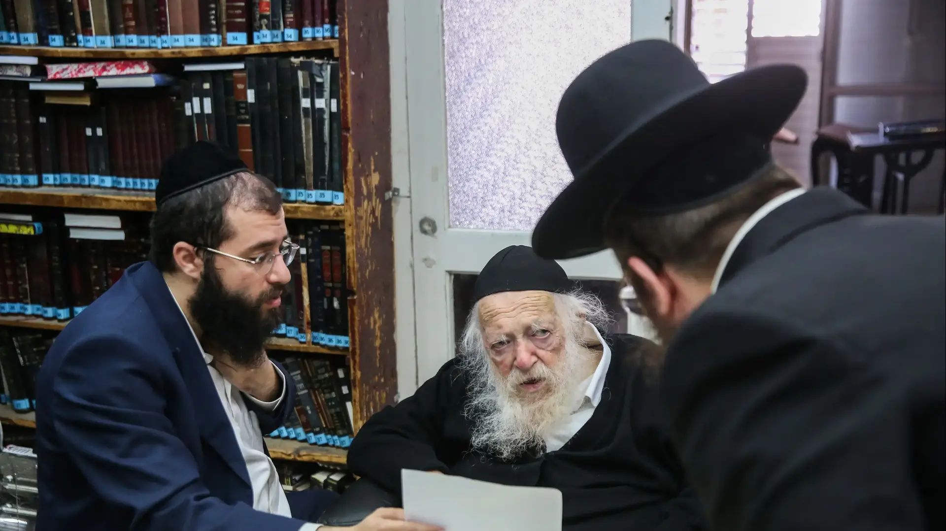 הרב חיים קנייבסקי ונכדו ינקי הרב חיים קנייבסקי ונכדו ינקי